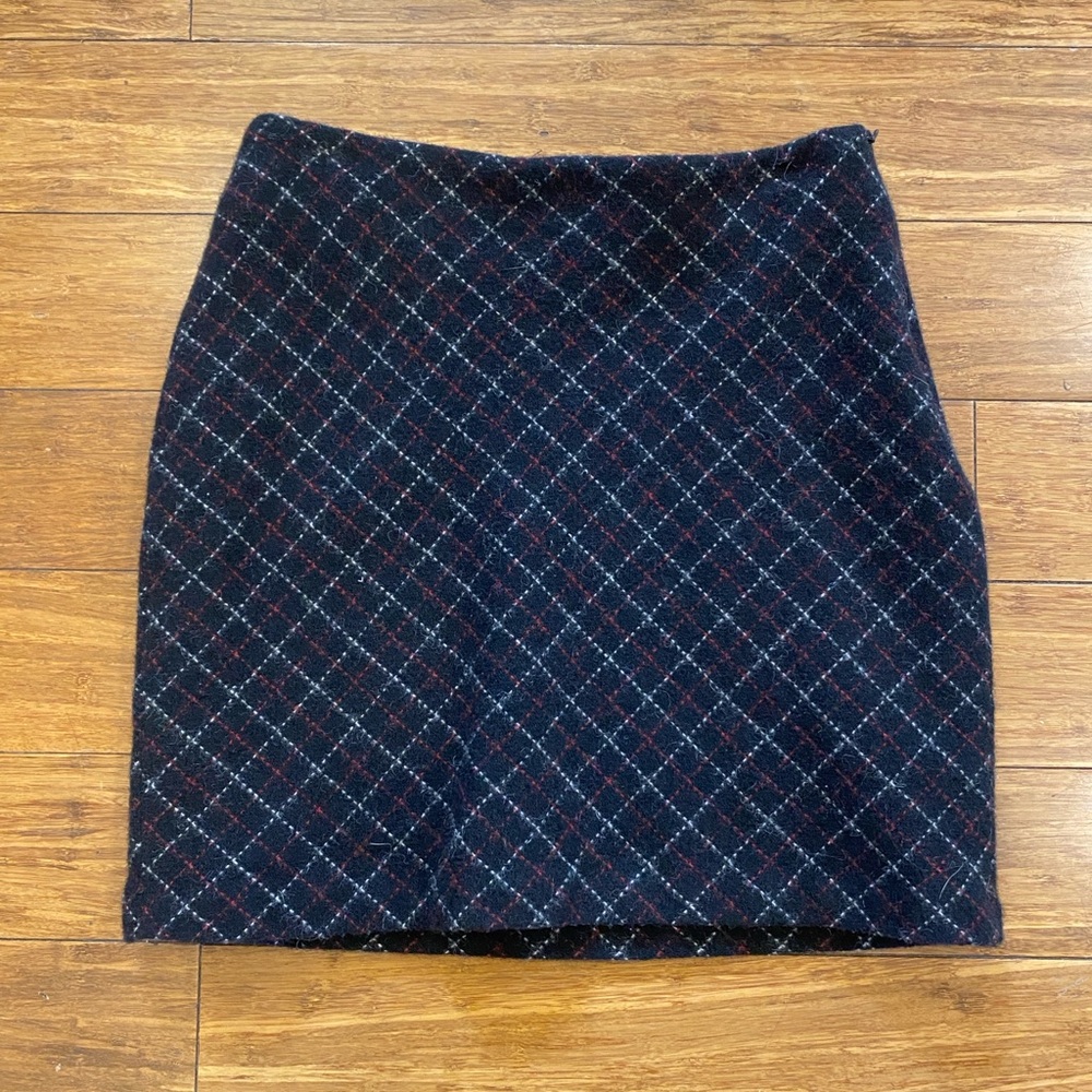 Esprit Black Plaid Mini Skirt